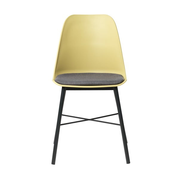 Zestaw 2 żółto-szarych krzeseł Unique Furniture Whistler