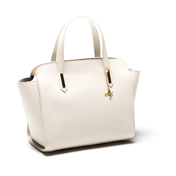 Skórzana torebka Luisa Vanini 421 Beige-image-2