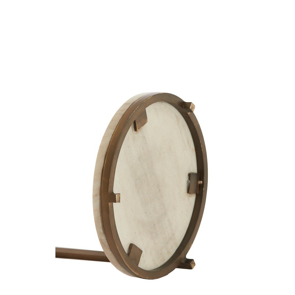 Okrągły stolik z marmurowym blatem ø 26 cm Leda – Light & Living (zdjęcie 9)