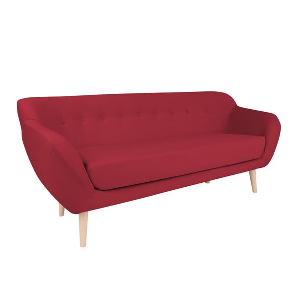 Czerwona sofa trzyosobowa BSL Concept Eleven