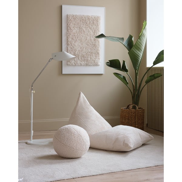 Kremowy sztruksowy dziecięcy worek do siedzenia Big Lounger – Wigiwama-image-1