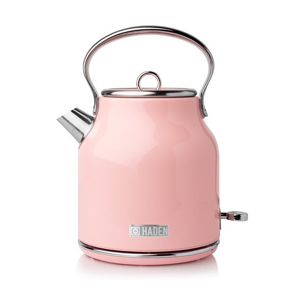 Różowy czajnik elektryczny 1,7 l Heritage – Haden