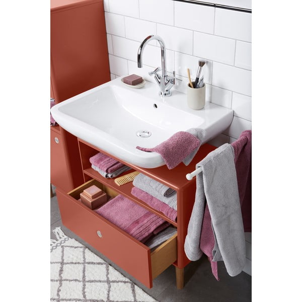 Czerwona szafka pod umywalkę Tom Tailor Color Bath-image-3