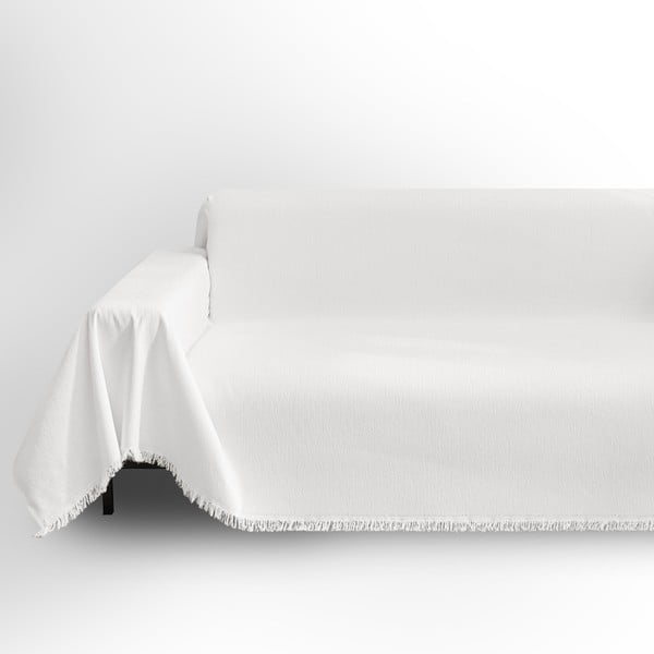 Biały pokrowiec na sofę 3-osobowy Talo – Filumi