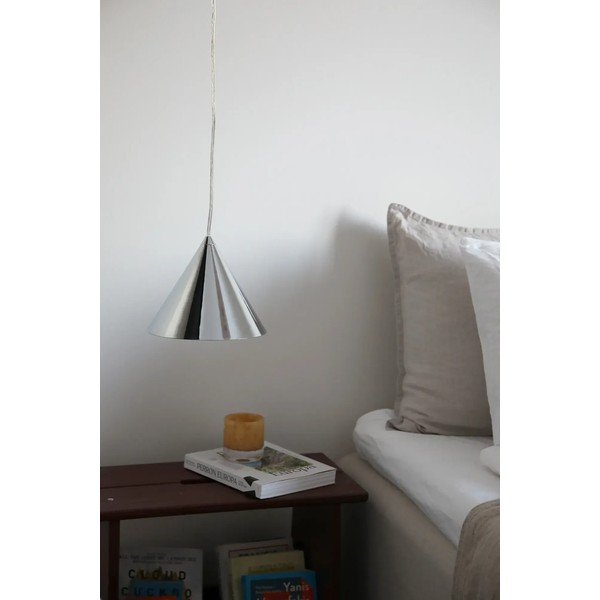 Metalowa lampa wisząca w kolorze srebra z metalowym kloszem ø 19 cm Tip – Markslöjd-image-1