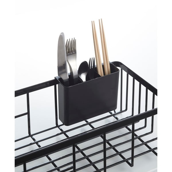 Czarny ociekacz do naczyń YAMAZAKI Tower Wire-image-4