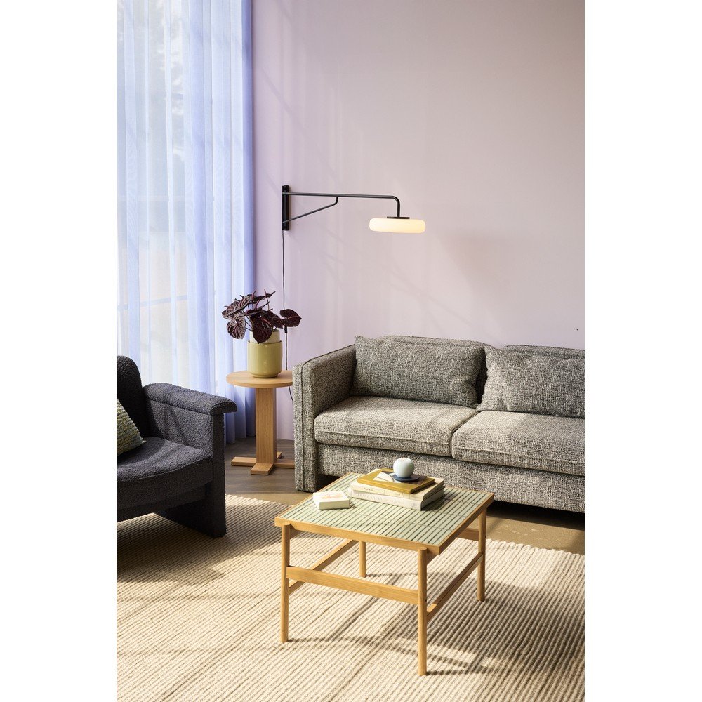 Okrągły stolik w dekorze dębu ø 45 cm Koohi – Hübsch (zdjęcie 10)