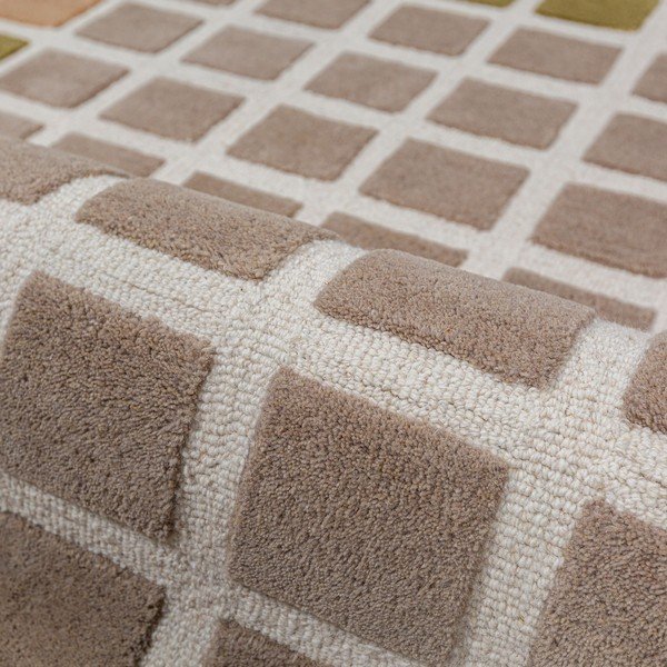 Zielony wełniany dywan tkany ręcznie 160x230 cm Renga Wool – Flair Rugs-image-3