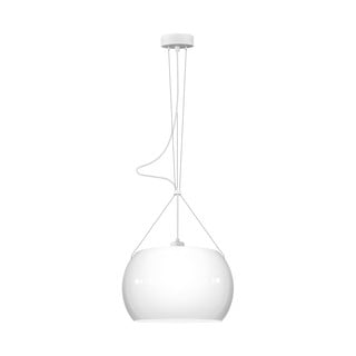 Biała błyszcząca lampa wisząca Sotto Luce MYOO