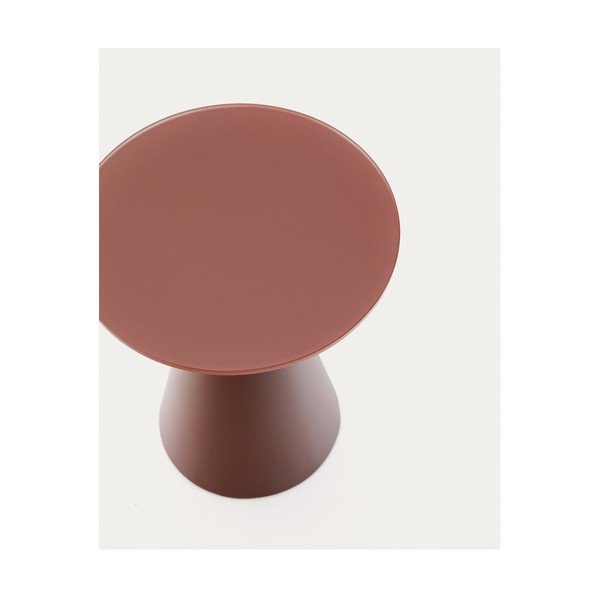 Okrągły stolik ze szklanym blatem ø 30 cm Wilshire – Kave Home-image-2