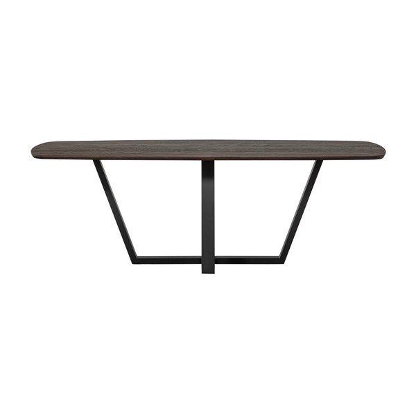 Stół z blatem z drewna dębowego 100x220 cm Tablo – WOOOD