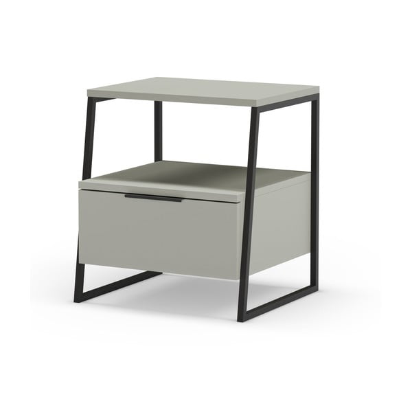 Zielonoszara szafka nocna Velia – Marckeric