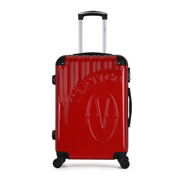 Czerwona walizka na kółkach VERTIGO Valise Grand Format Duro, 89 l