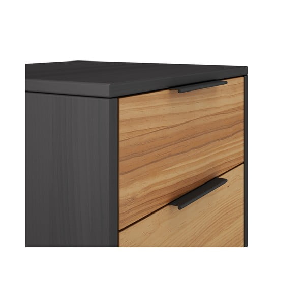 Szafka nocna z drewna sosnowego Lavis – Marckeric-image-1