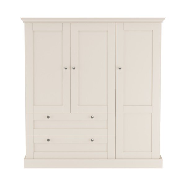Beżowa szafka z matowym wykończeniem 122x130x35 cm Binz – Støraa