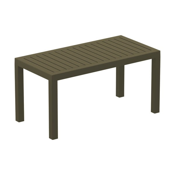 Brązowy stolik ogrodowy Resol Click-Clack, 90x45 cm