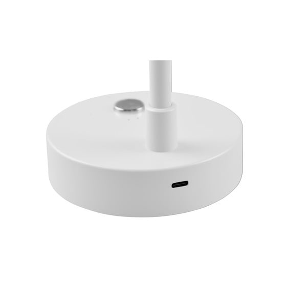 Biała lampa stołowa LED ze ściemniaczem (wys. 28 cm) Lenny – Trio-image-4