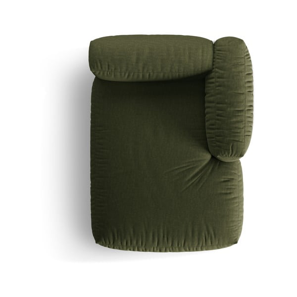 Zielony moduł sofy (prawostronny) Martina – Micadoni Home-image-3