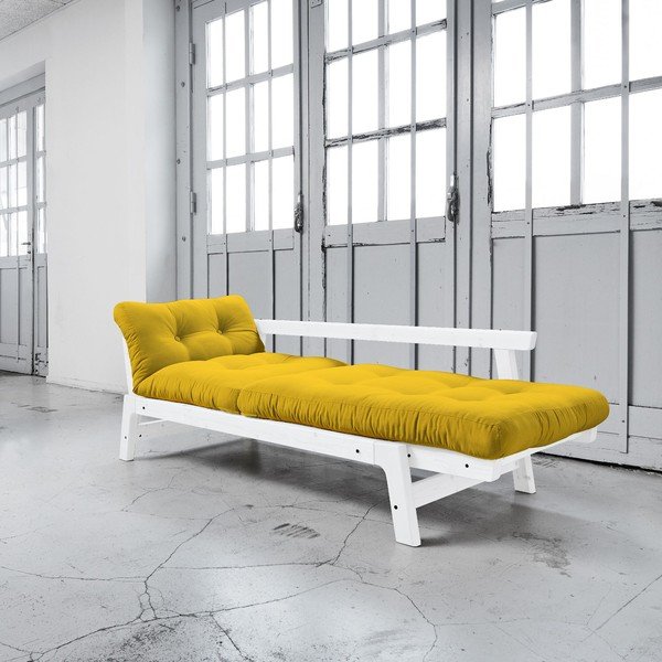 Sofa rozkładana Karup Step White/Amarillo-image-3