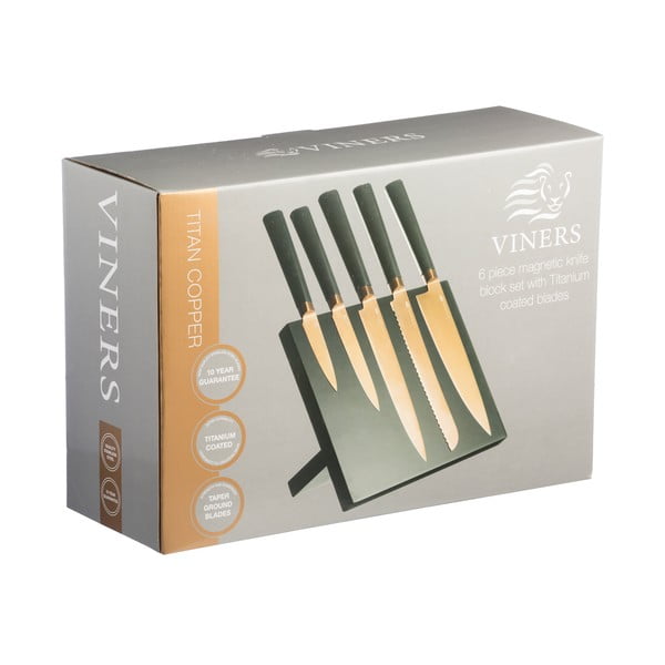 Zestaw
  5 noży na stojaku Titan Copper-image-1