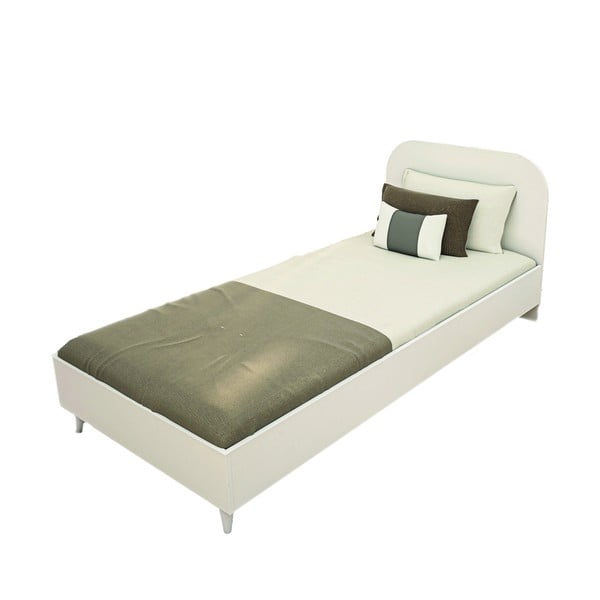 Białe łóżko 90x190 cm Lavinia – Kalune Design