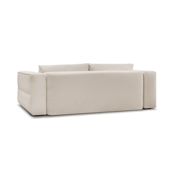 Beżowa rozkładana/ze schowkiem sofa 265 cm Ezechiel – Bobochic Paris-image-4