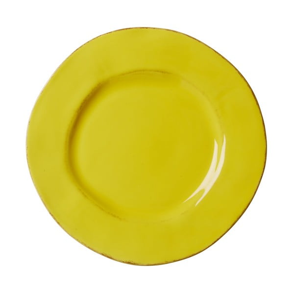Ceramiczny talerz Shaped Yellow