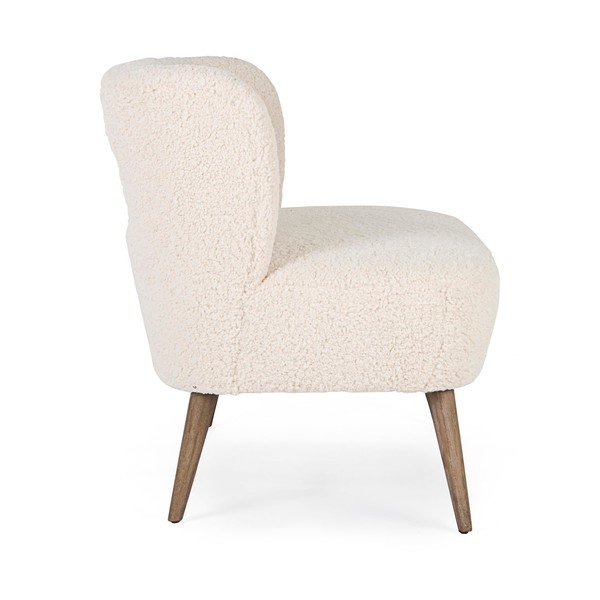 Kremowa sofa z imitacji futra 115 cm Cortina – Bizzotto-image-3