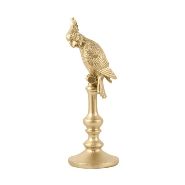 Figurka w kształcie papugi w kolorze złota PT LIVING Cockatoo, wys. 28,5 cm