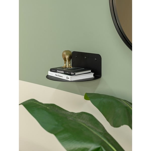 Czarna metalowa półka 30 cm Flex – Spinder Design-image-3