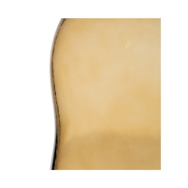 Szklany wazon w kolorze ochry (wysokość 35 cm) Amber – Ixia-image-2