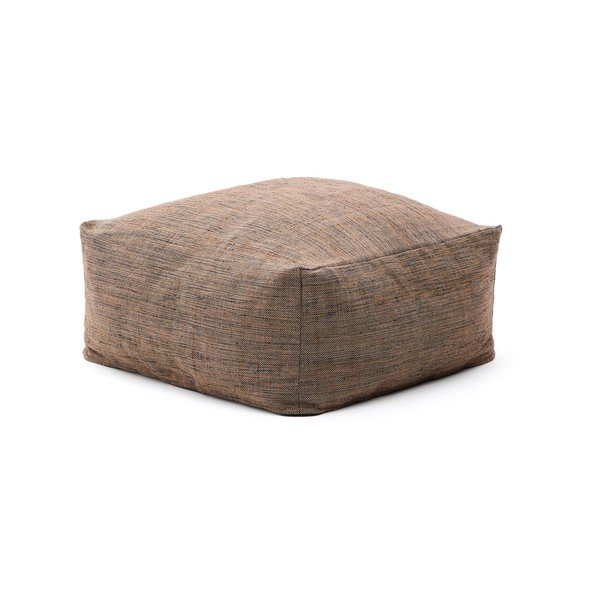 Pomarańczowo-naturalny puf Vedell – Kave Home