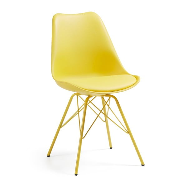 Żółte krzesło La Forma Lars Epoxy