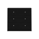 Czarna komoda Tvilum May, 72 x 68 cm