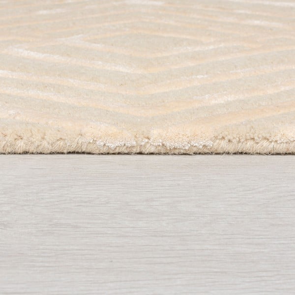 Beżowy dywan wełniany Flair Rugs Diamonds, 160x230 cm-image-3