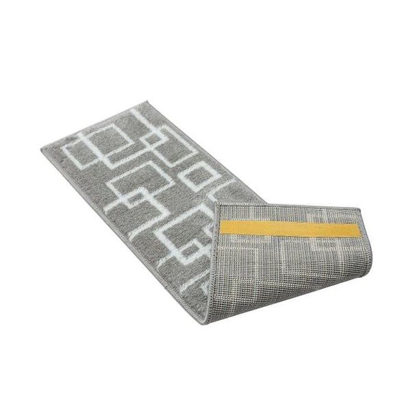 Szare dywaniki na schody zestaw 13 szt. 22x73 cm Geometric – Mila Home