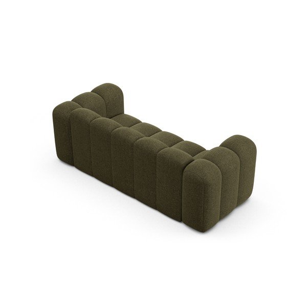 Zielona sofa z tkaniny szenilowej 200 cm Lupine – Micadoni -image-2