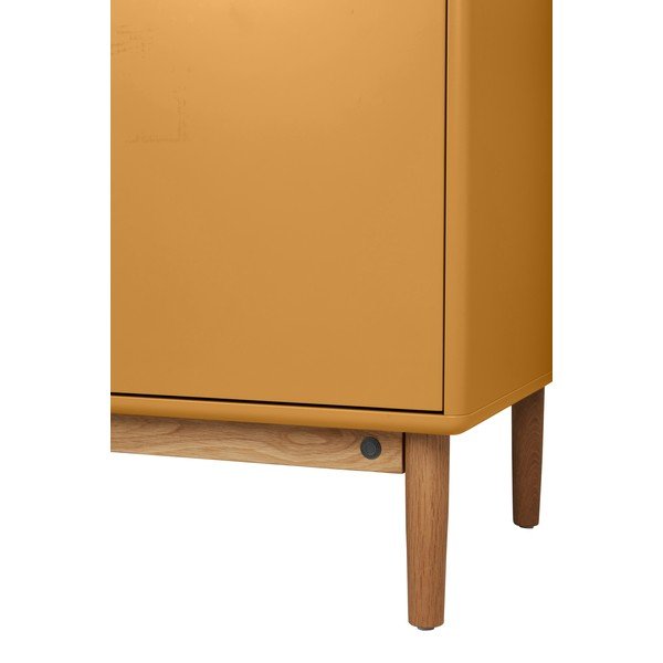 Musztardowa wisząca szafka pod umywalkę 80x62 cm Color Bath – Tom Tailor-image-1