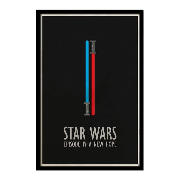 Plakat Star Wars IV, 35x30 cm