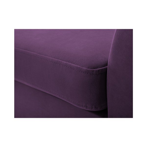 Fioletowa 3-osobowa rozkładana sofa ze schowkiem Mazzini Sofas Peony-image-1