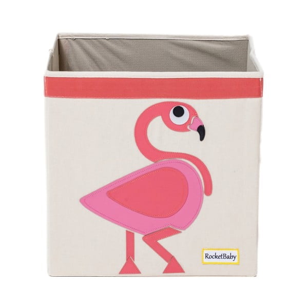 Materiałowy dziecięcy pojemnik do przechowywania Mingo the Flamingo – Rocket Baby