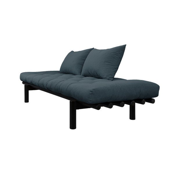 Sofa z niebieskozielonym pokryciem Karup Design Pace Black/Petrol Blue-image-1