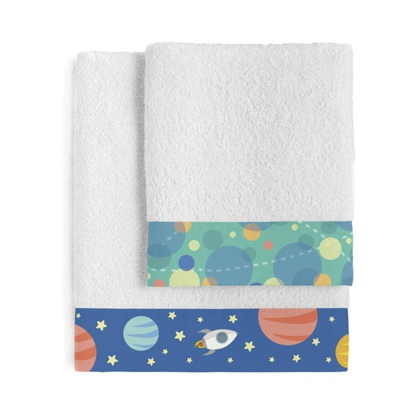 Zestaw 2 ręczników Happynois Astronaut