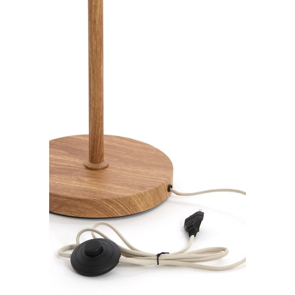 Lampa stojąca w naturalnym kolorze z tekstylnym kloszem (wysokość 159 cm) Dania – Light & Living-image-4