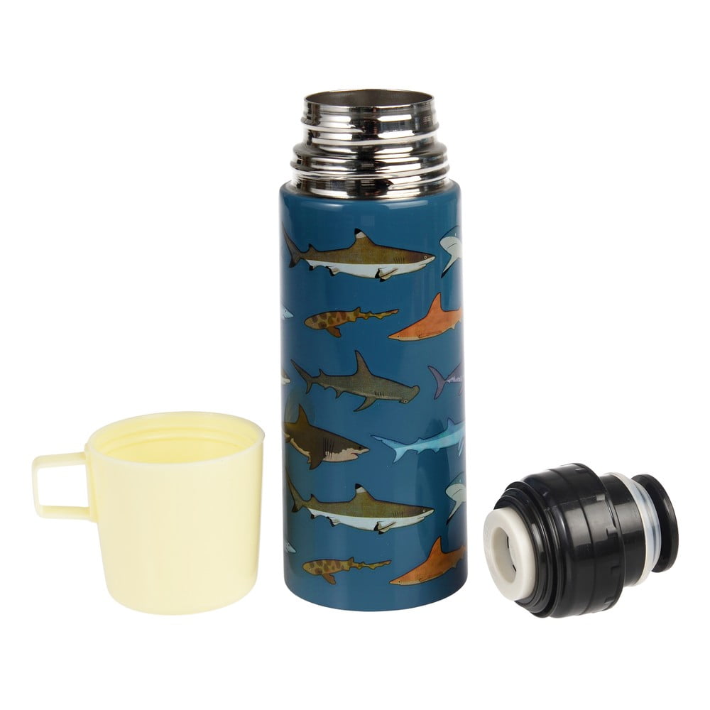 Niebieski termos dla dzieci 350 ml Sharks – Rex London (zdjęcie 5)