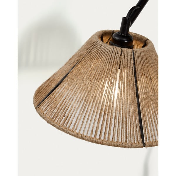 Czarno-naturalny kinkiet Pontos – Kave Home-image-1