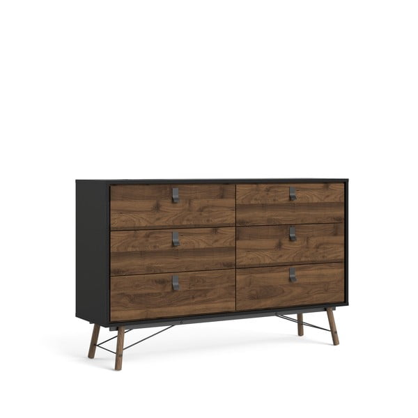 Ciemnobrązowa komoda Tvilum Ry, 150 x 95 cm-image-2