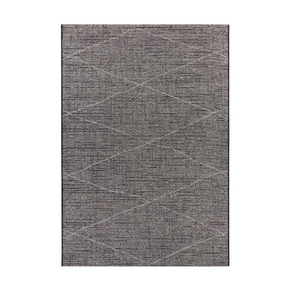 Antracytowo-szary dywan odpowiedni na zewnątrz Elle Decoration Curious Blois, 192x290 cm
