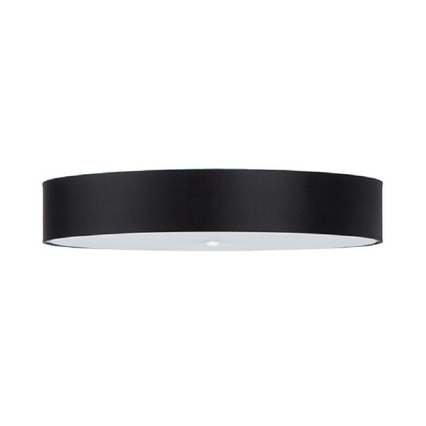 Czarna lampa sufitowa ze szklanym kloszem ø 80 cm Herra – Nice Lamps