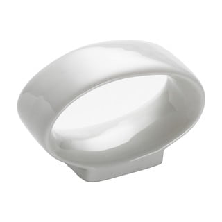 Biała porcelanowa obrączka na serwetki Maxwell & Williams Basic